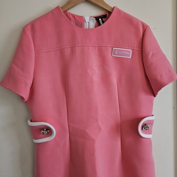 Louis Vuitton Pink Retro Martingale Dress - Picture 4 of 15